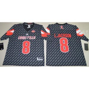 Louisville Cardinals Lamar Johnson Black Jersey